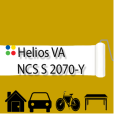 NCS S 2070-Y антикорозійна глянцева грунт-емаль (вініл-акрилова) HELIOS VA - 1л