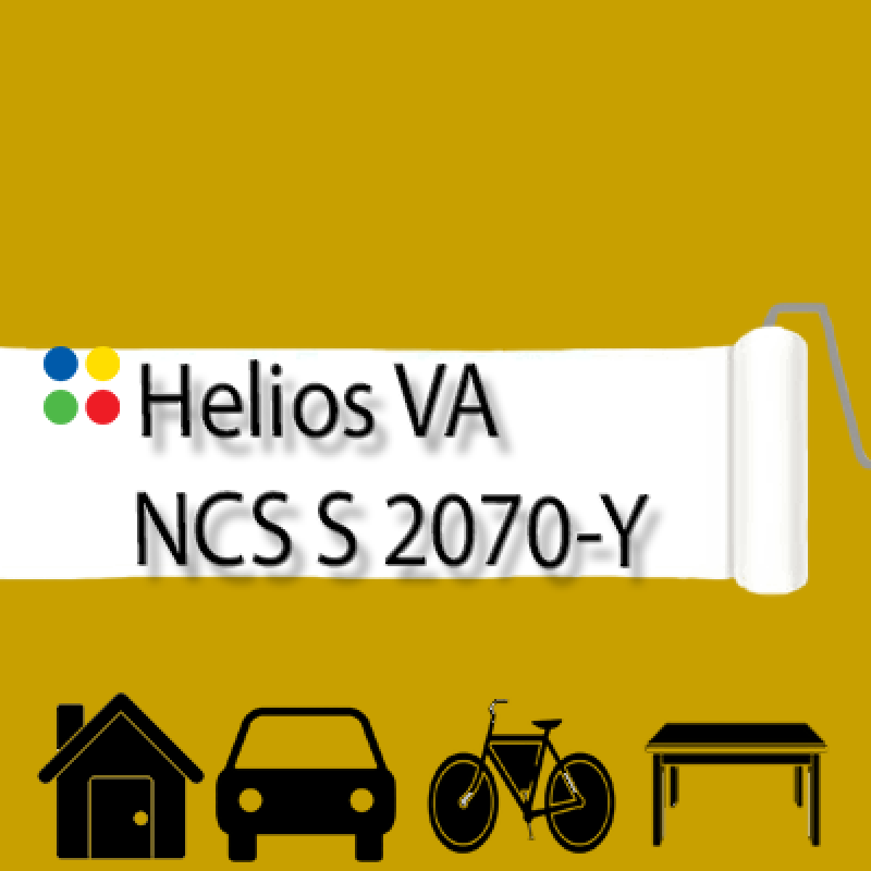 NCS S 2070-Y антикорозійна глянцева грунт-емаль (вініл-акрилова) HELIOS VA - 1л
