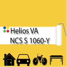 NCS S 1060-Y антикорозійна матова грунт-емаль (вініл-акрилова) HELIOS VA - 1л