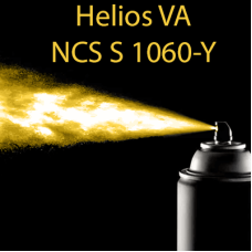 NCS S 1060-Y аерозольна антикорозійна матова грунт-емаль (вініл-акрилова) HELIOS VA - 400м