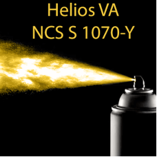 NCS S 1070-Y аерозольна антикорозійна матова грунт-емаль (вініл-акрилова) HELIOS VA - 400м