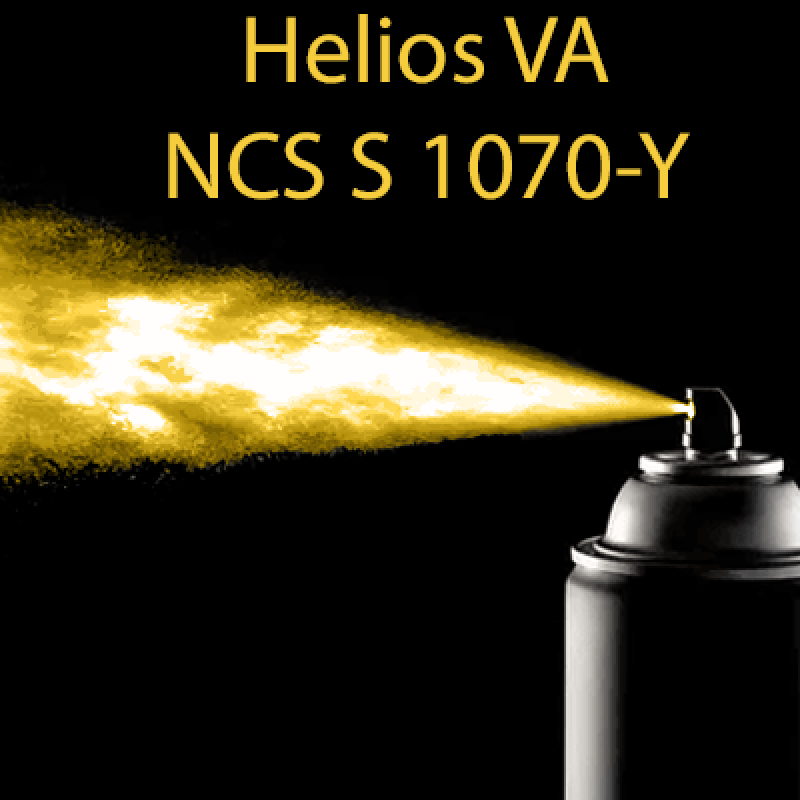 NCS S 1070-Y аерозольна антикорозійна матова грунт-емаль (вініл-акрилова) HELIOS VA - 400м