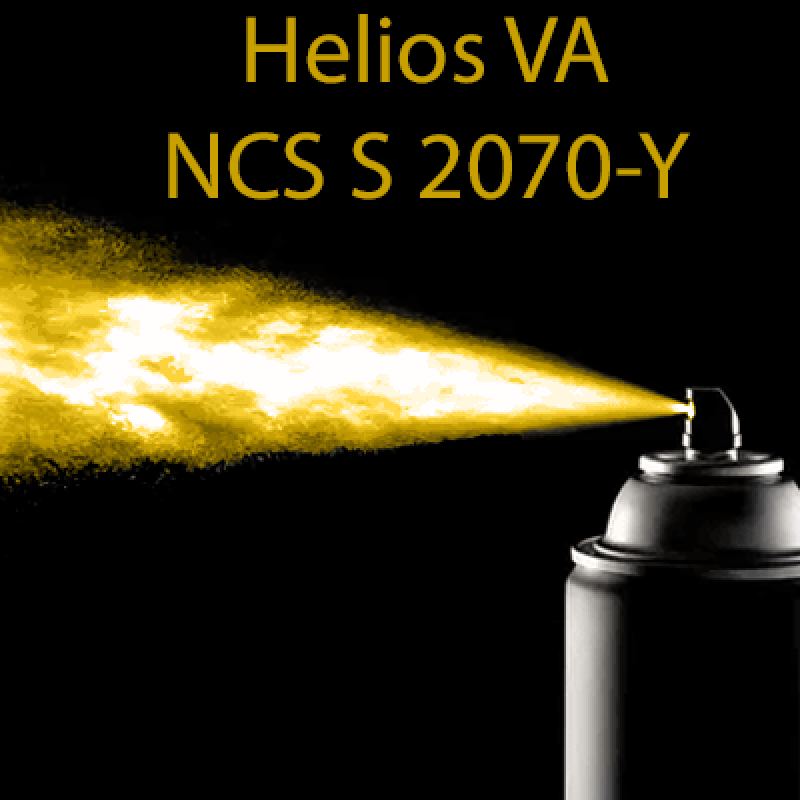 NCS S 2070-Y аерозольна антикорозійна матова грунт-емаль (вініл-акрилова) HELIOS VA - 400м