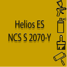 NCS S 2070-Y глянцева 1К швидкосохнуча антикорозійна емаль Helios ES - 1л