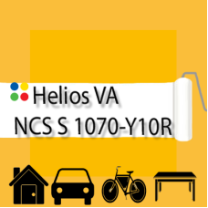 NCS S 1070-Y10R антикорозійна матова грунт-емаль (вініл-акрилова) HELIOS VA - 1л