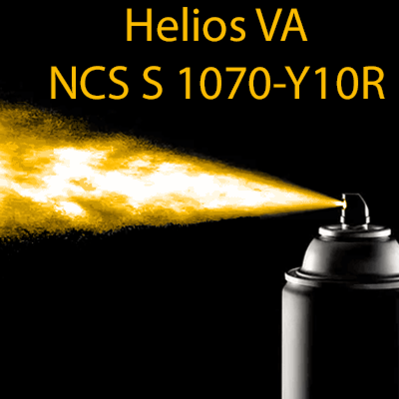 NCS S 1070-Y10R аерозольна антикорозійна матова грунт-емаль (вініл-акрилова) HELIOS VA - 400м
