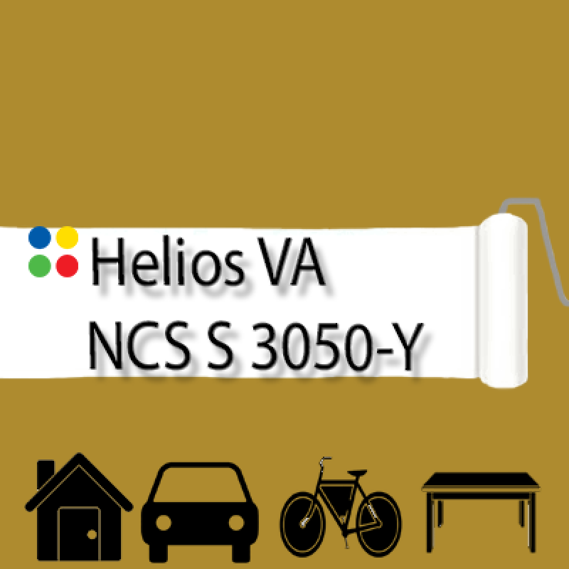 NCS S 3050-Y антикорозійна глянцева грунт-емаль (вініл-акрилова) HELIOS VA - 1л