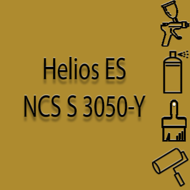 NCS S 3050-Y глянцева 1К швидкосохнуча антикорозійна емаль Helios ES - 1л