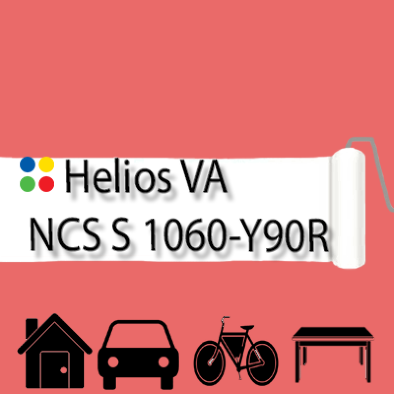 NCS S 1060-Y90R антикорозійна матова грунт-емаль (вініл-акрилова) HELIOS VA - 1л