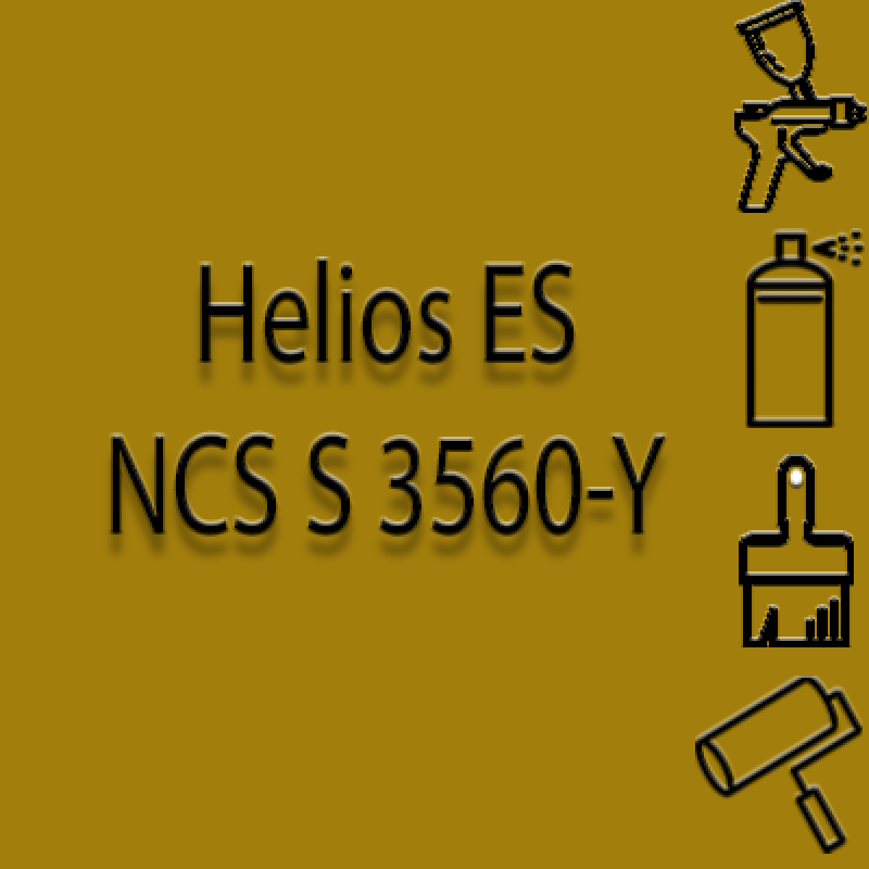 NCS S 3560-Y глянцева 1К швидкосохнуча антикорозійна емаль Helios ES - 1л