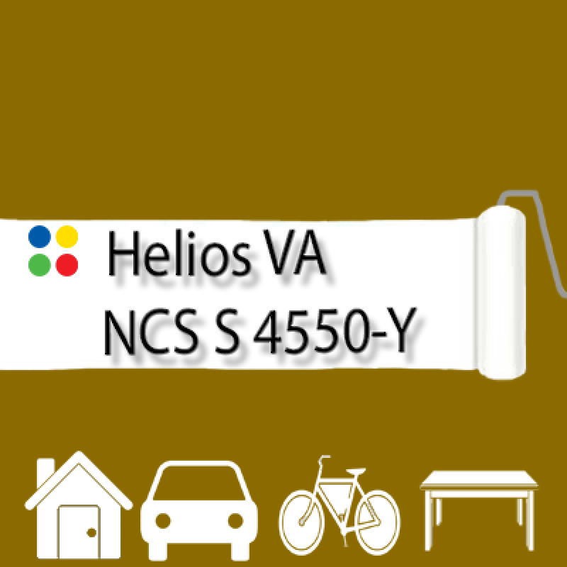 NCS S 4550-Y антикорозійна глянцева грунт-емаль (вініл-акрилова) HELIOS VA - 1л