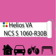 NCS S 1060-R30B антикорозійна матова грунт-емаль (вініл-акрилова) HELIOS VA - 1л