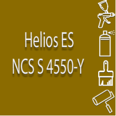 NCS S 4550-Y глянцева 1К швидкосохнуча антикорозійна емаль Helios ES - 1л