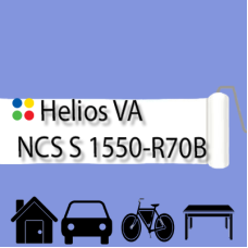 NCS S 1550-R70B антикорозійна матова грунт-емаль (вініл-акрилова) HELIOS VA - 1л