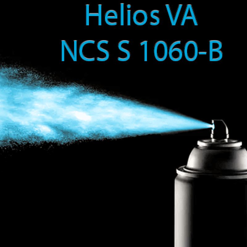 NCS S 1060-B аерозольна антикорозійна матова грунт-емаль (вініл-акрилова) HELIOS VA - 400м