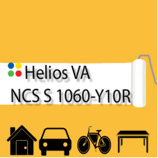 NCS S 1060-Y10R антикорозійна глянцева грунт-емаль (вініл-акрилова) HELIOS VA - 1л