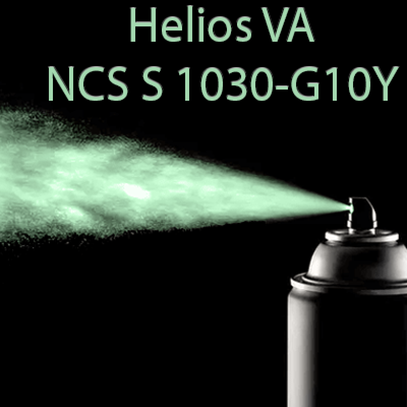 NCS S 1030-G10Y аерозольна антикорозійна матова грунт-емаль (вініл-акрилова) HELIOS VA - 400м