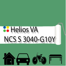 NCS S 3040-G10Y антикорозійна матова грунт-емаль (вініл-акрилова) HELIOS VA - 1л