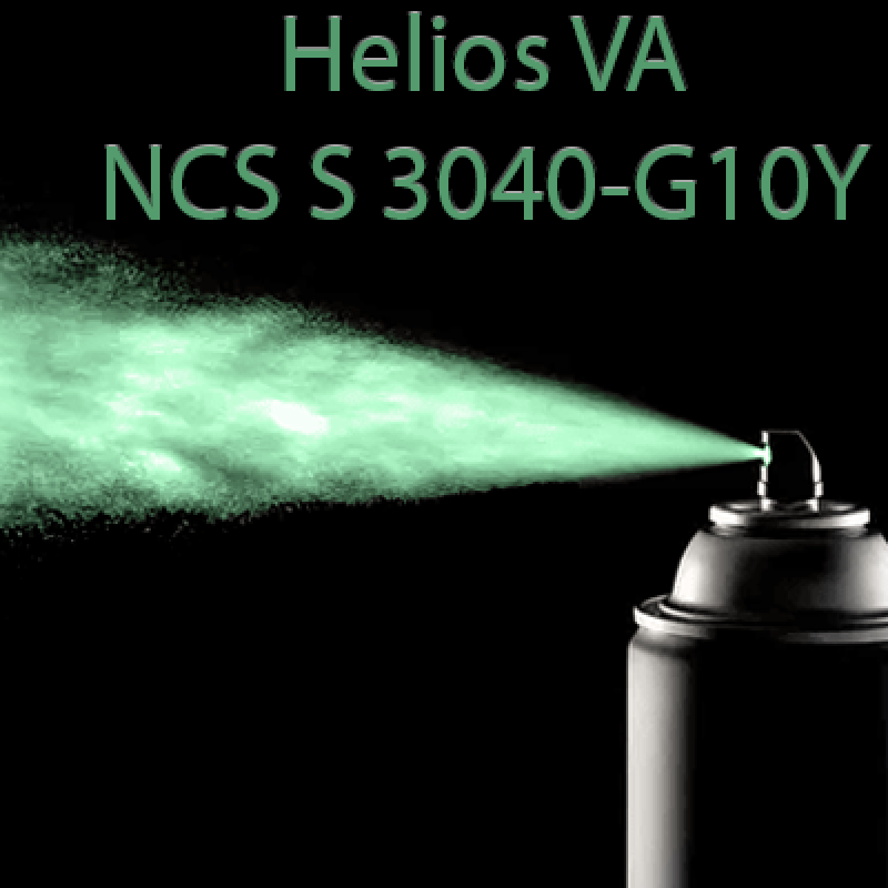 NCS S 3040-G10Y аерозольна антикорозійна матова грунт-емаль (вініл-акрилова) HELIOS VA - 400м