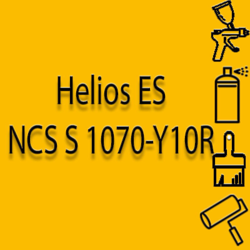 NCS S 1070-Y10R глянцева 1К швидкосохнуча антикорозійна емаль Helios ES - 1л