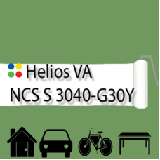 NCS S 3040-G30Y антикорозійна матова грунт-емаль (вініл-акрилова) HELIOS VA - 1л