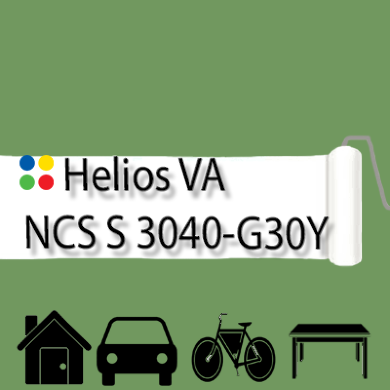 NCS S 3040-G30Y антикорозійна матова грунт-емаль (вініл-акрилова) HELIOS VA - 1л