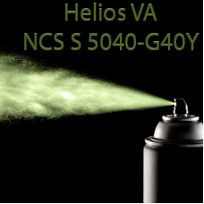 NCS S 5040-G40Y аерозольна антикорозійна матова грунт-емаль (вініл-акрилова) HELIOS VA - 400м