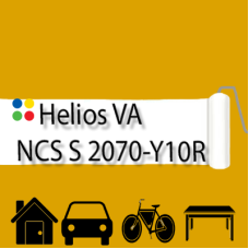 NCS S 2070-Y10R антикорозійна глянцева грунт-емаль (вініл-акрилова) HELIOS VA - 1л