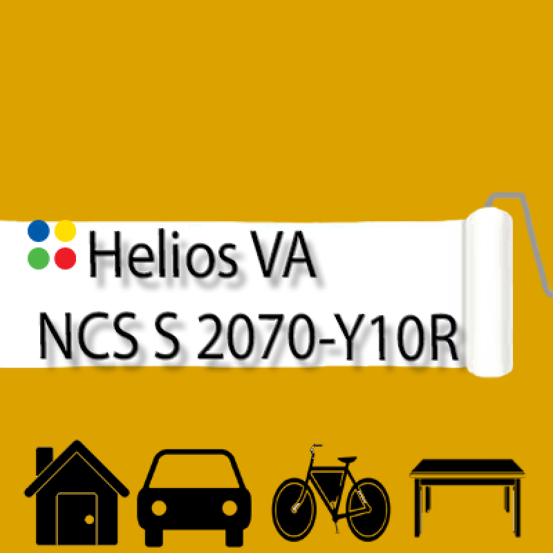 NCS S 2070-Y10R антикорозійна глянцева грунт-емаль (вініл-акрилова) HELIOS VA - 1л