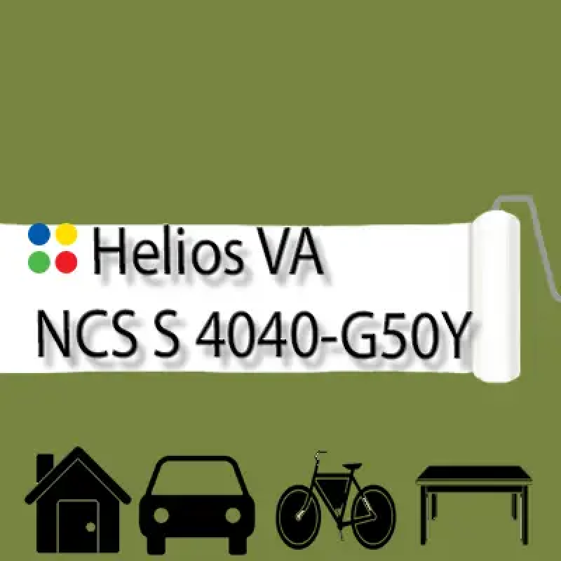 NCS S 4040-G50Y антикорозійна матова грунт-емаль (вініл-акрилова) HELIOS VA - 1л