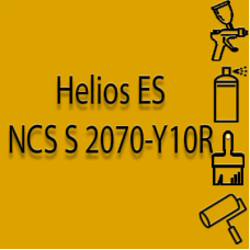 NCS S 2070-Y10R глянцева 1К швидкосохнуча антикорозійна емаль Helios ES - 1л