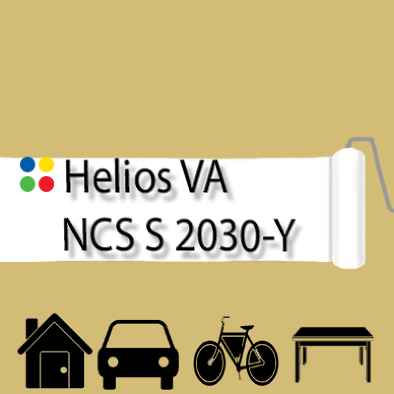 NCS S 2030-Y антикорозійна матова грунт-емаль (вініл-акрилова) HELIOS VA - 1л