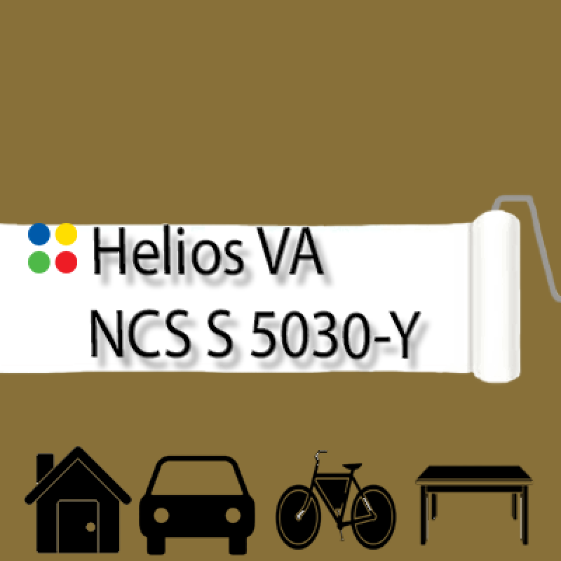 NCS S 5030-Y антикорозійна матова грунт-емаль (вініл-акрилова) HELIOS VA - 1л