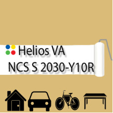 NCS S 2030-Y10R антикорозійна матова грунт-емаль (вініл-акрилова) HELIOS VA - 1л