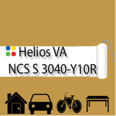 NCS S 3040-Y10R антикорозійна матова грунт-емаль (вініл-акрилова) HELIOS VA - 1л