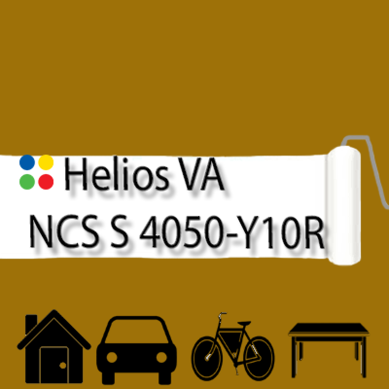 NCS S 4050-Y10R антикорозійна матова грунт-емаль (вініл-акрилова) HELIOS VA - 1л