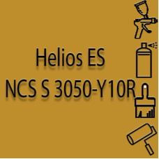 NCS S 3050-Y10R глянцева 1К швидкосохнуча антикорозійна емаль Helios ES - 1л
