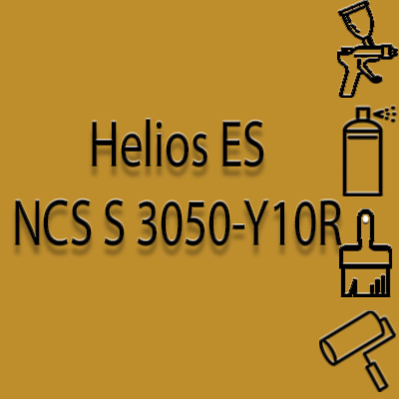 NCS S 3050-Y10R глянцева 1К швидкосохнуча антикорозійна емаль Helios ES - 1л