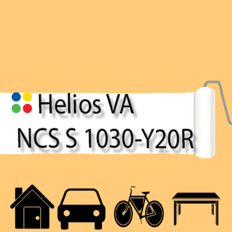 NCS S 1030-Y20R антикорозійна матова грунт-емаль (вініл-акрилова) HELIOS VA - 1л