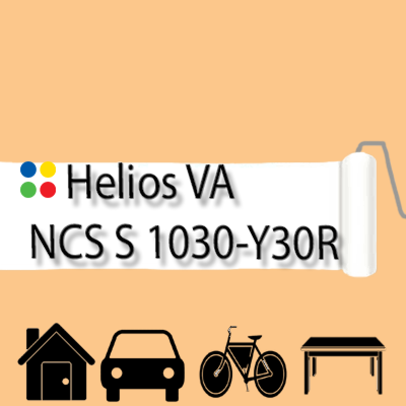 NCS S 1030-Y30R антикорозійна матова грунт-емаль (вініл-акрилова) HELIOS VA - 1л