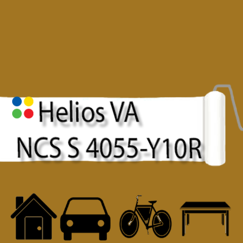 NCS S 4055-Y10R антикорозійна глянцева грунт-емаль (вініл-акрилова) HELIOS VA - 1л