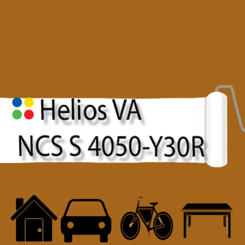 NCS S 4050-Y30R антикорозійна матова грунт-емаль (вініл-акрилова) HELIOS VA - 1л