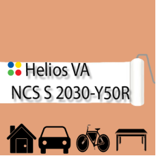 NCS S 2030-Y50R антикорозійна матова грунт-емаль (вініл-акрилова) HELIOS VA - 1л