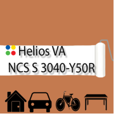 NCS S 3040-Y50R антикорозійна матова грунт-емаль (вініл-акрилова) HELIOS VA - 1л