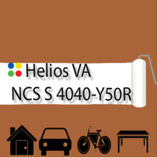 NCS S 4040-Y50R антикорозійна матова грунт-емаль (вініл-акрилова) HELIOS VA - 1л