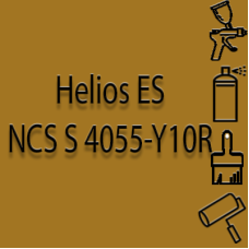NCS S 4055-Y10R глянцева 1К швидкосохнуча антикорозійна емаль Helios ES - 1л