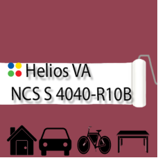 NCS S 4040-R10B антикорозійна матова грунт-емаль (вініл-акрилова) HELIOS VA - 1л