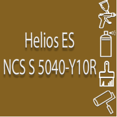 NCS S 5040-Y10R глянцева 1К швидкосохнуча антикорозійна емаль Helios ES - 1л