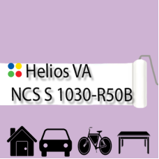 NCS S 1030-R50B антикорозійна матова грунт-емаль (вініл-акрилова) HELIOS VA - 1л