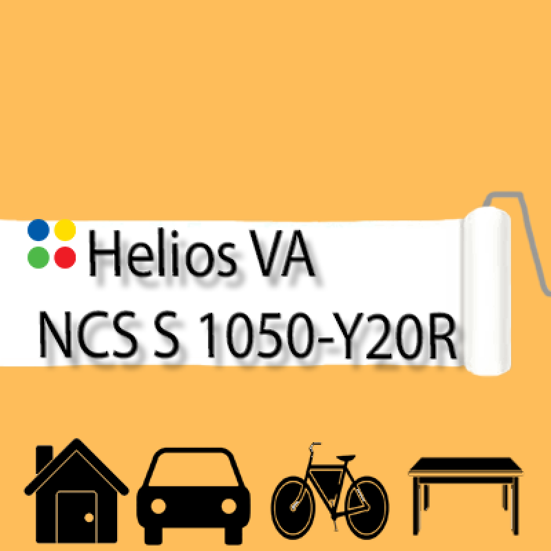 NCS S 1050-Y20R антикорозійна глянцева грунт-емаль (вініл-акрилова) HELIOS VA - 1л